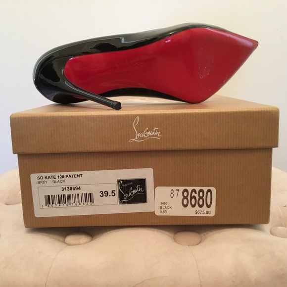 Christian Louboutin So Kate Black Patent Leather - Picture 2 of 13